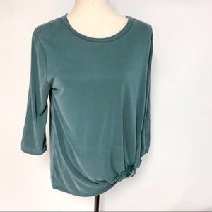 Green Envelope Tops - Green Envelope Green Knot Top, Size Small. NWT Green Envelope Tops - Green Envelope Green Knot Top, Size Small. NWT